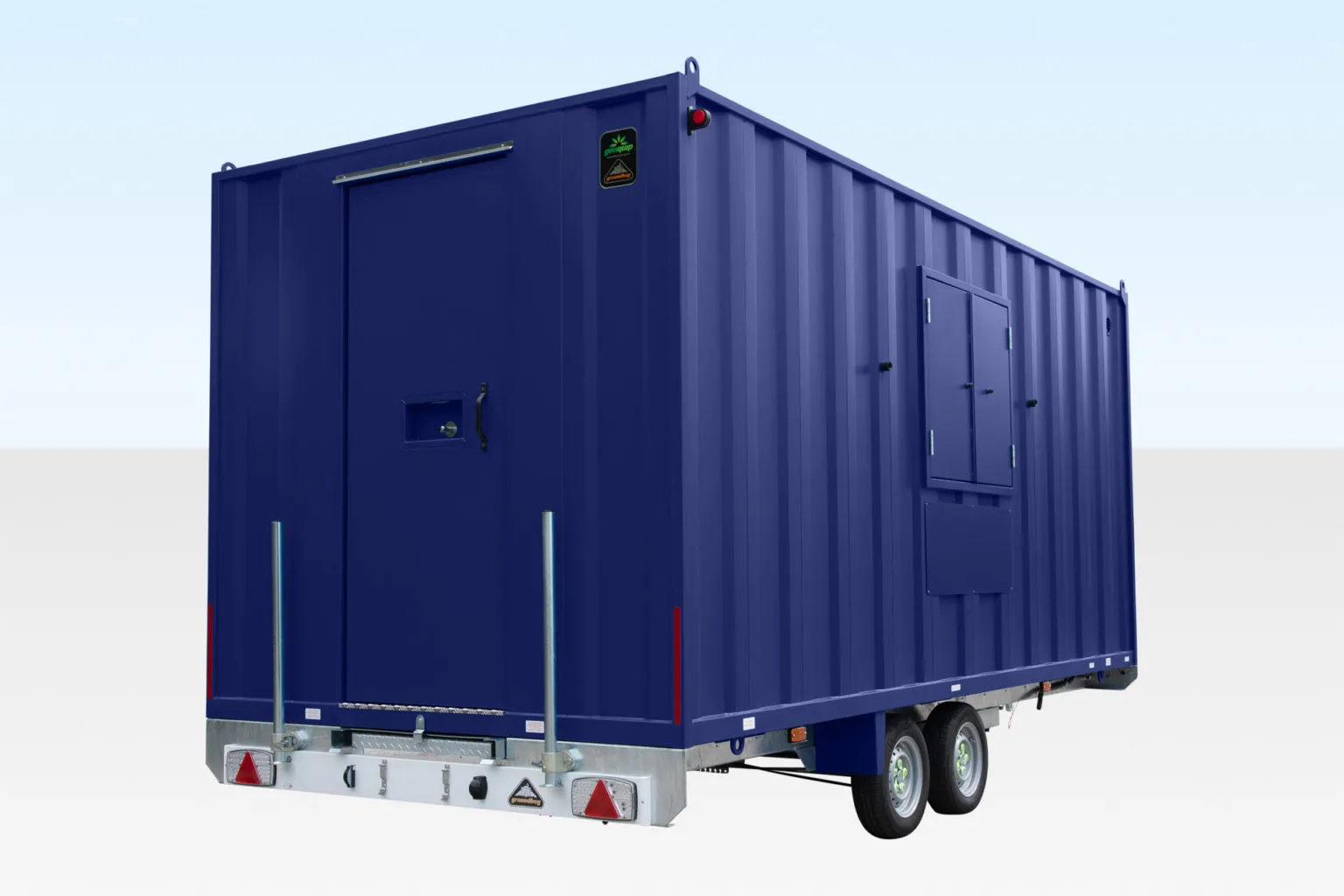 16ft x 7ft6in Steel Mobile Anti-Vandal Office/ CANTEEN