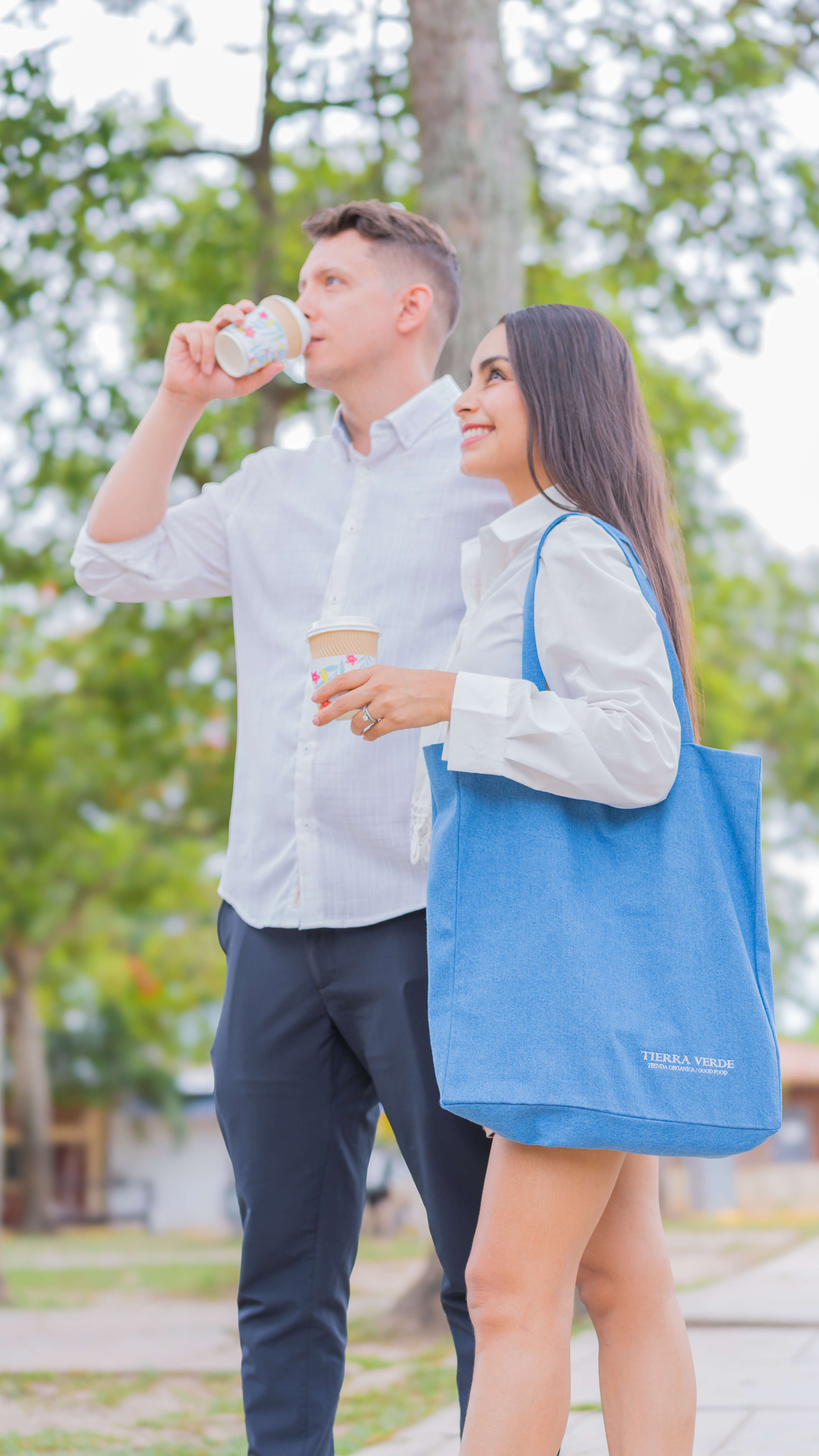 Bolsa ecológica azul