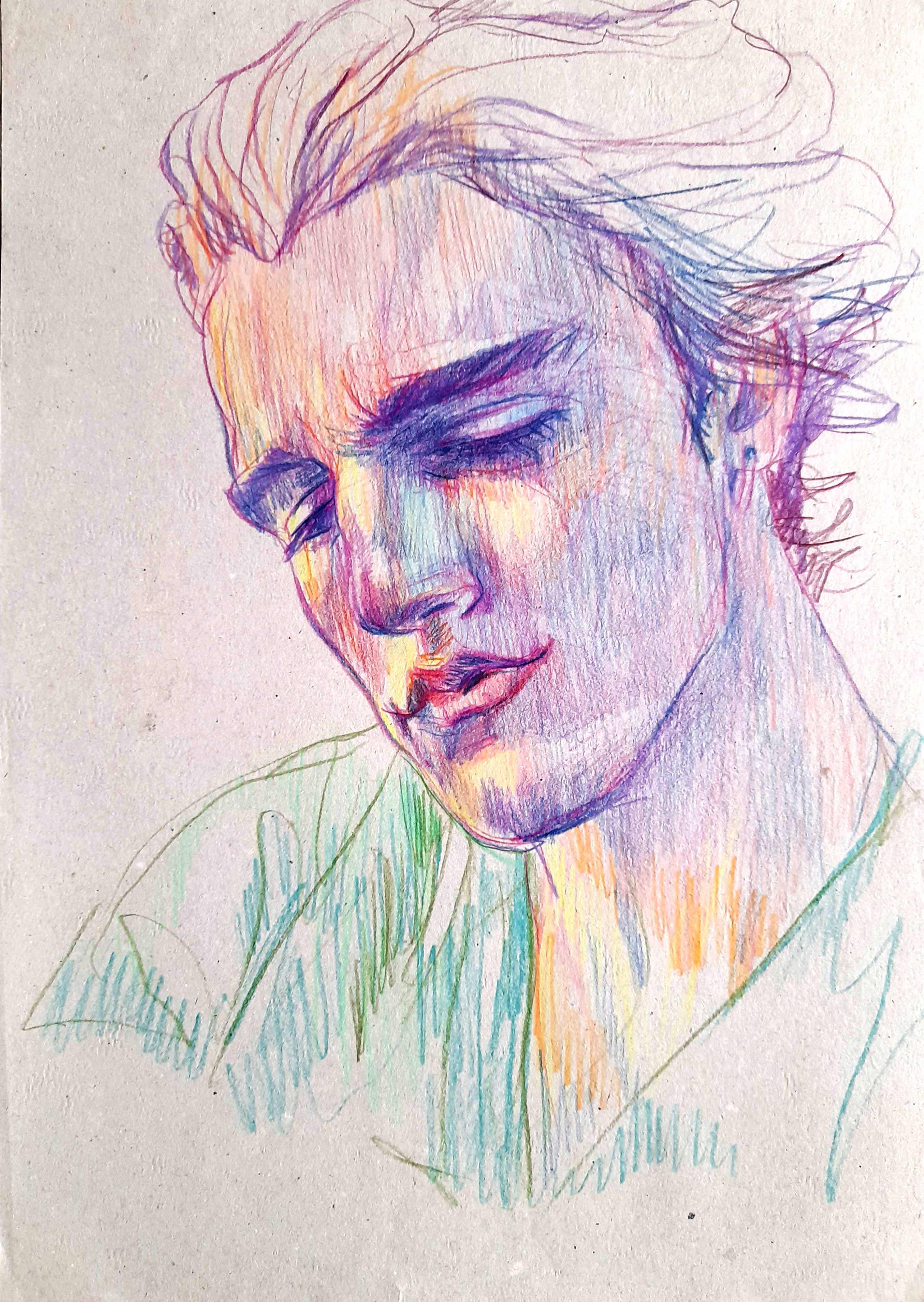 Colored Pencil Portrait