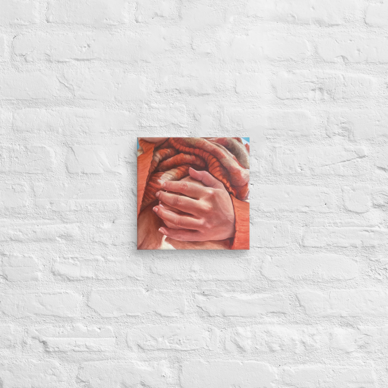 'Grab a tit' - Canvas Print
