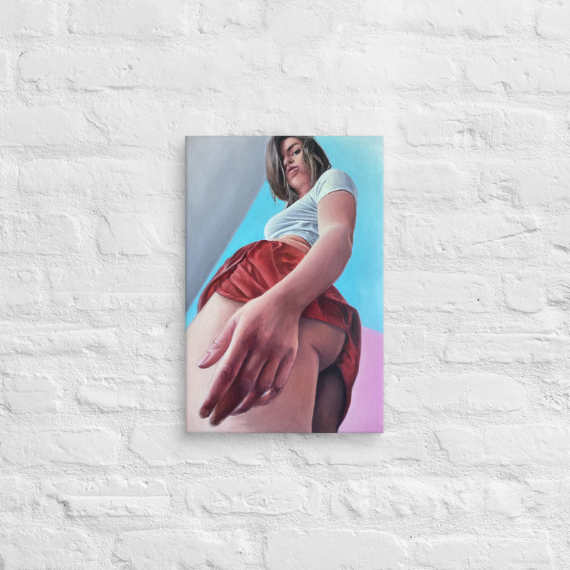 Red Shorts - Canvas
