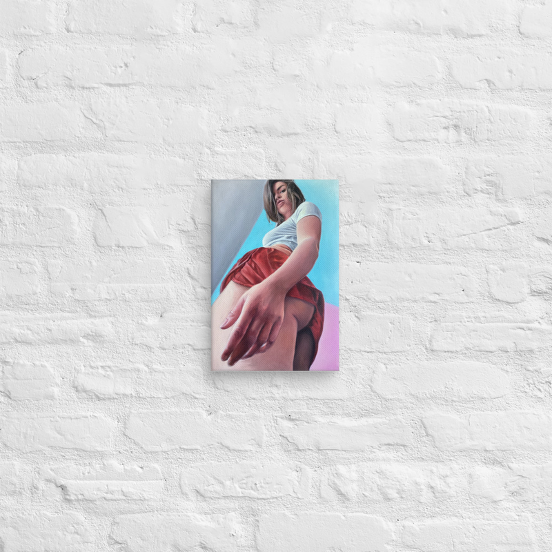 Red Shorts - Canvas