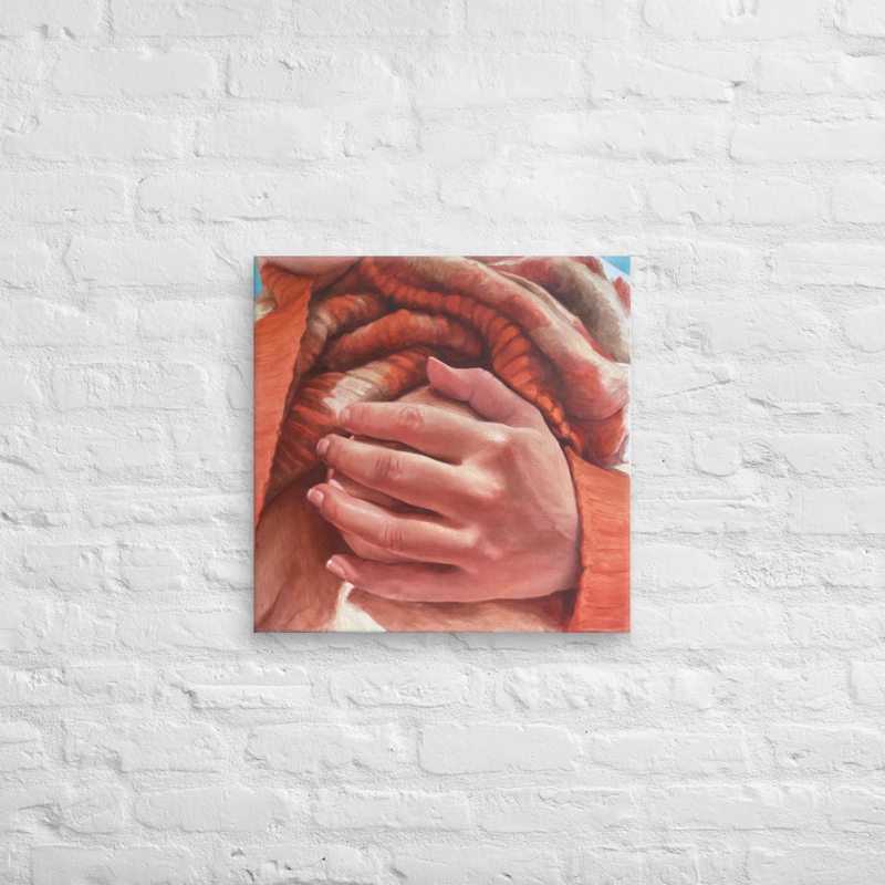 'Grab a tit' - Canvas Print
