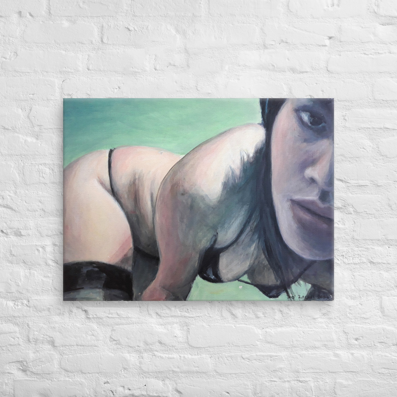 Posing - Canvas Print