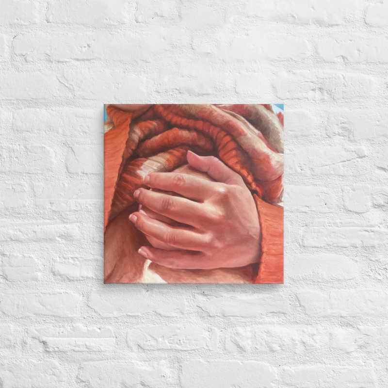 'Grab a tit' - Canvas Print