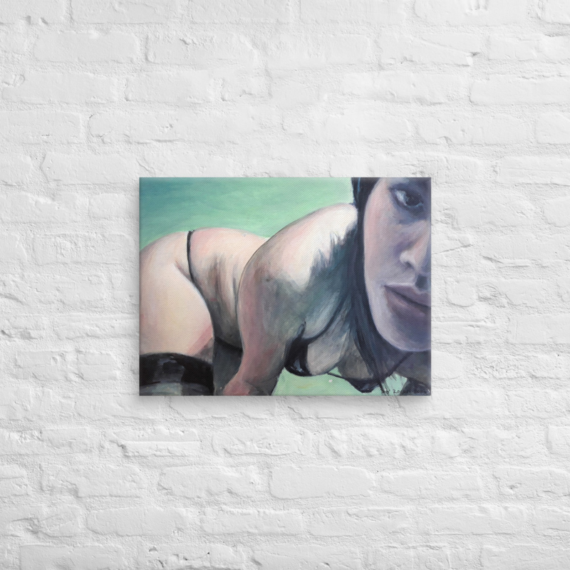 Posing - Canvas Print