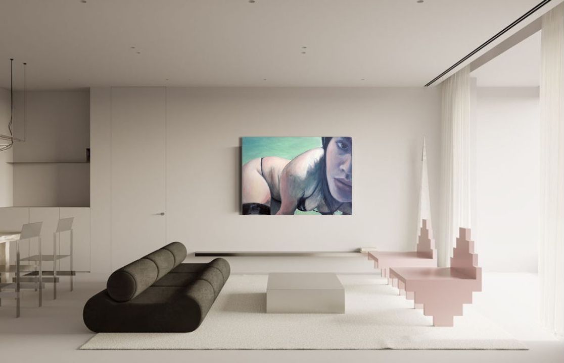 Posing - Canvas Print