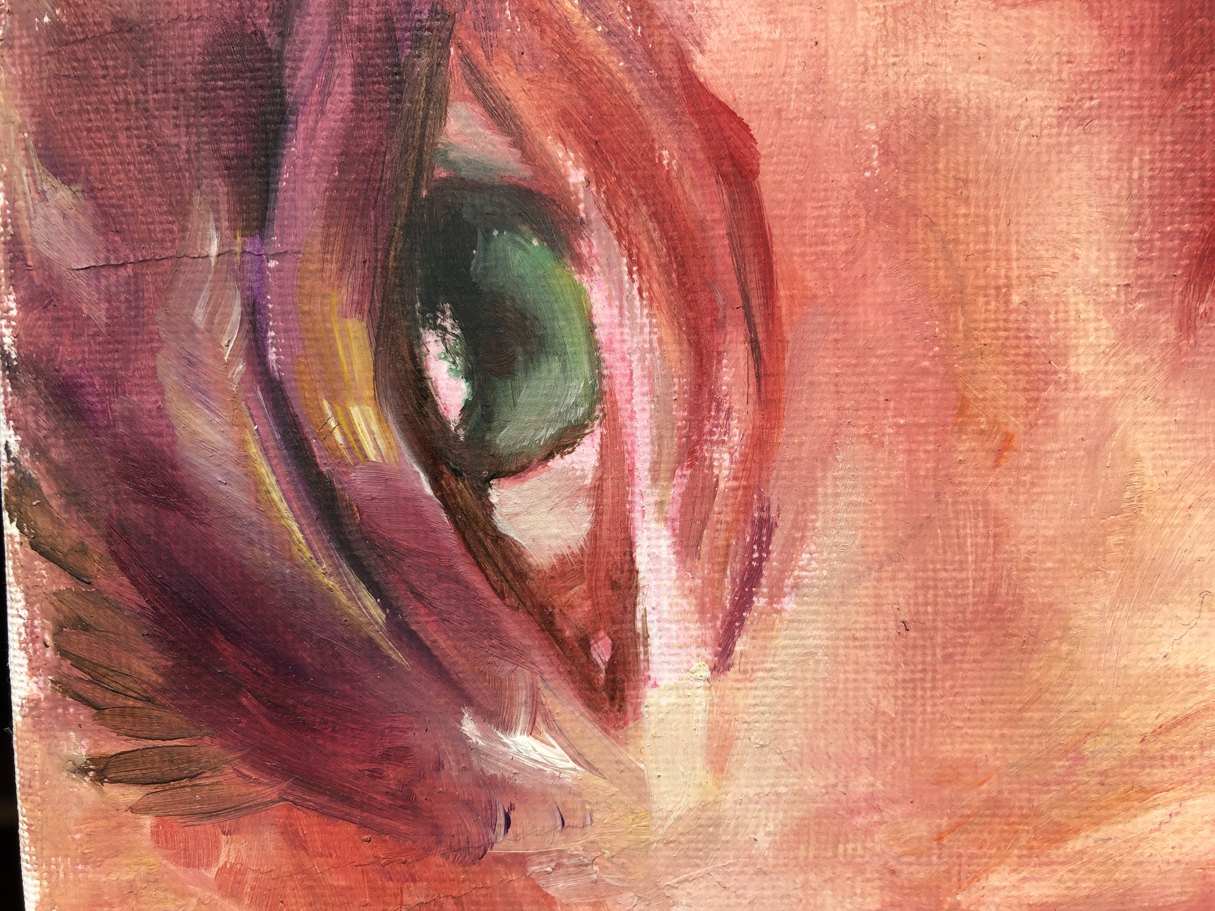 Expressive Portrait Oil Painting