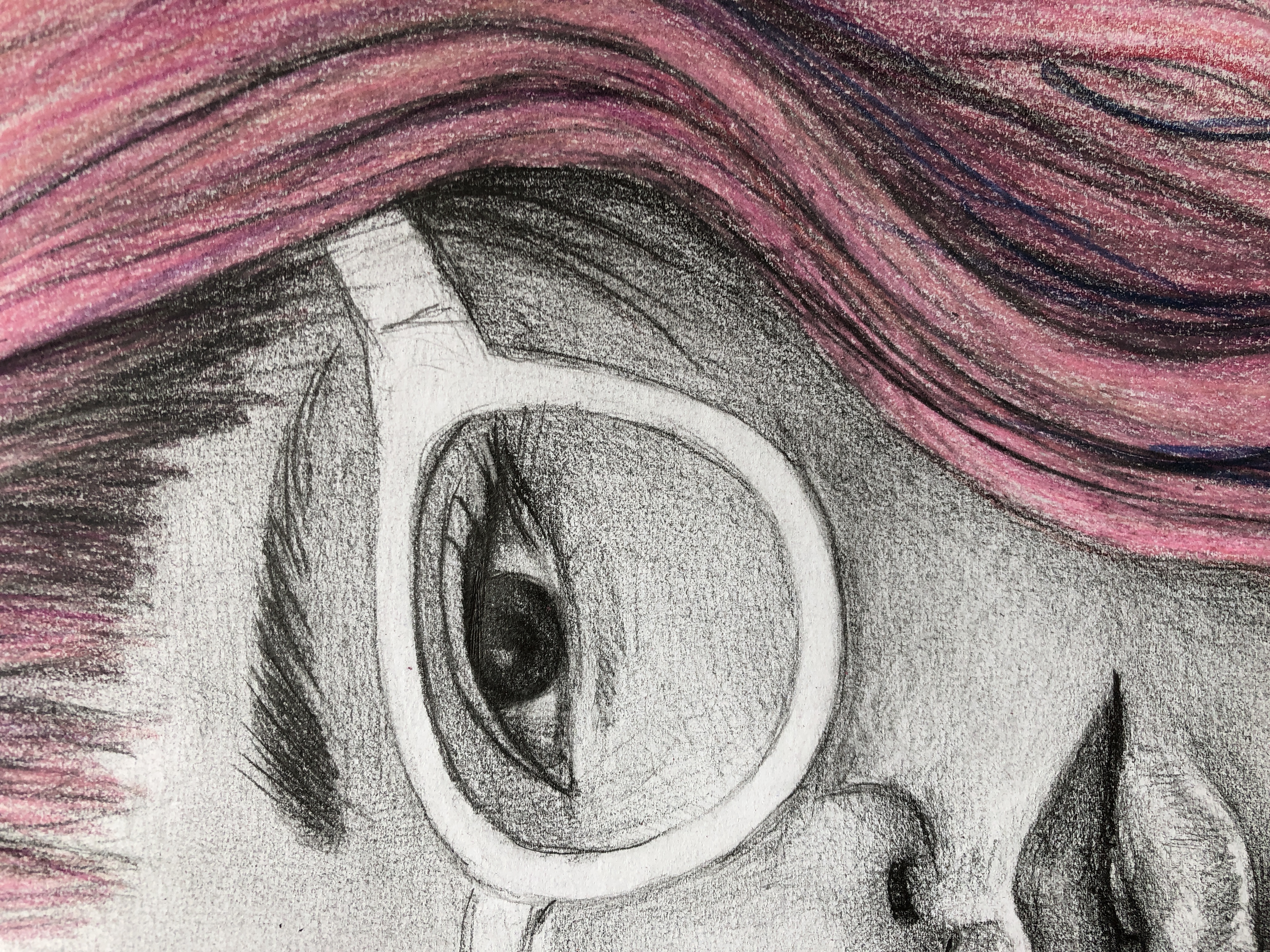 Hand-drawn Colored Portrait