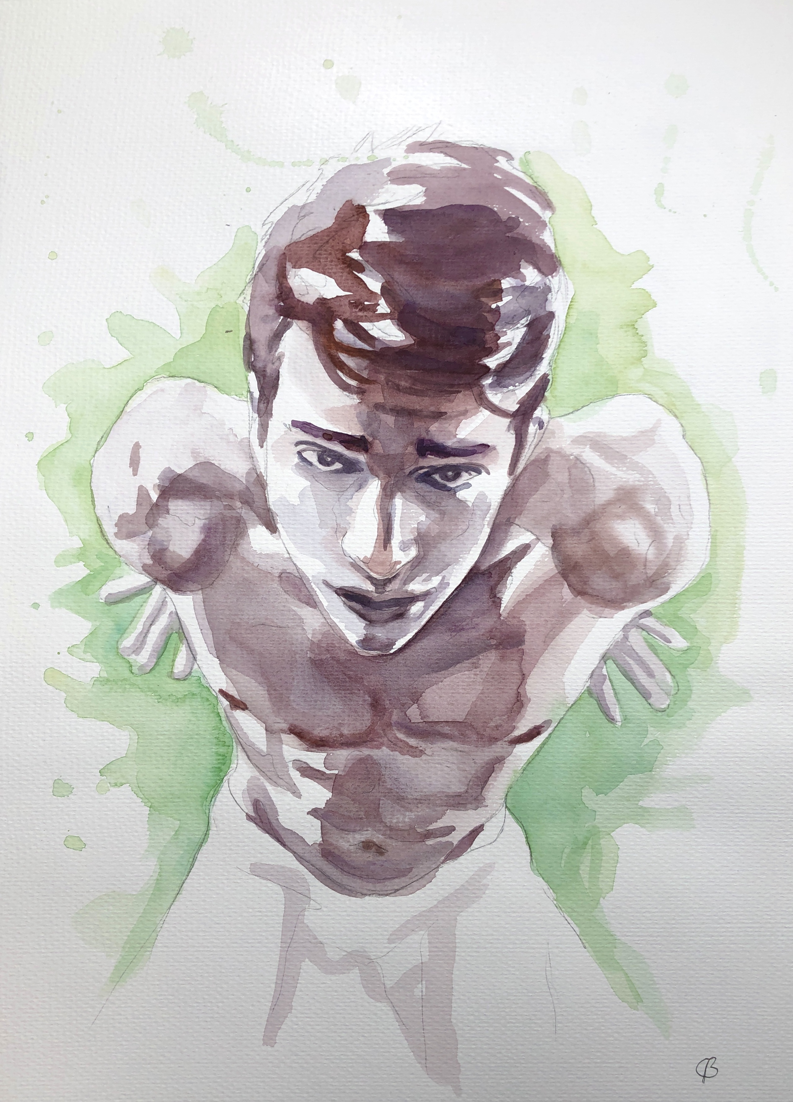 Watercolor painting 