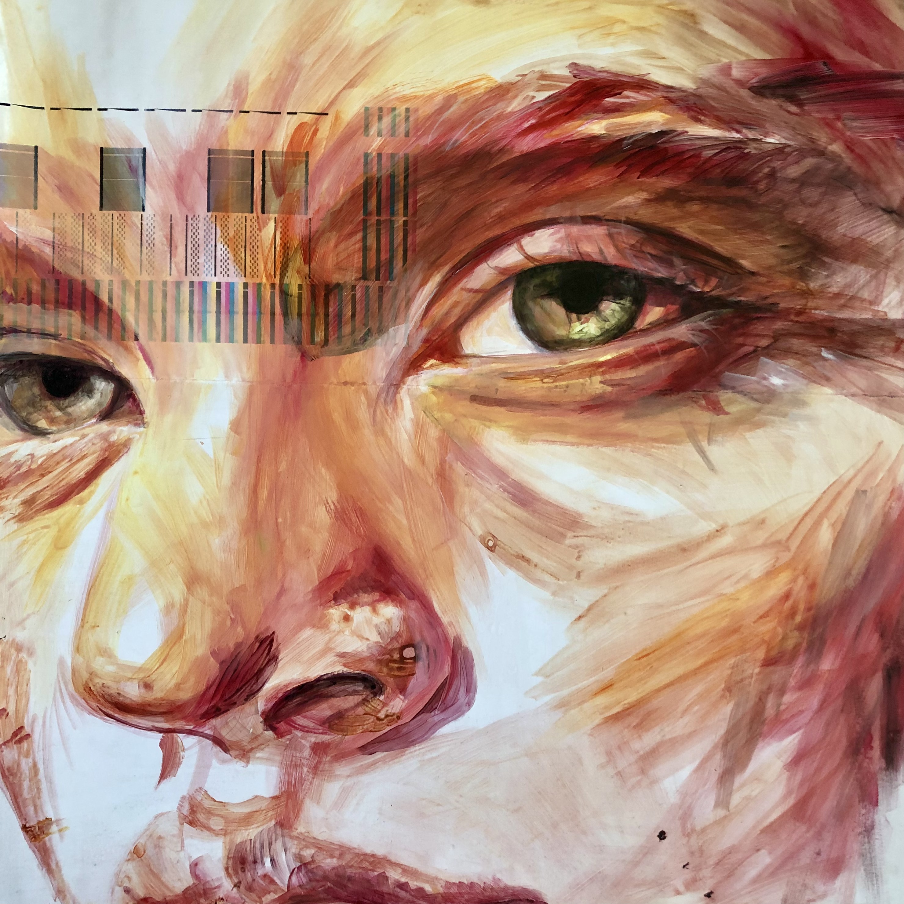 Abstract Portrait Painting