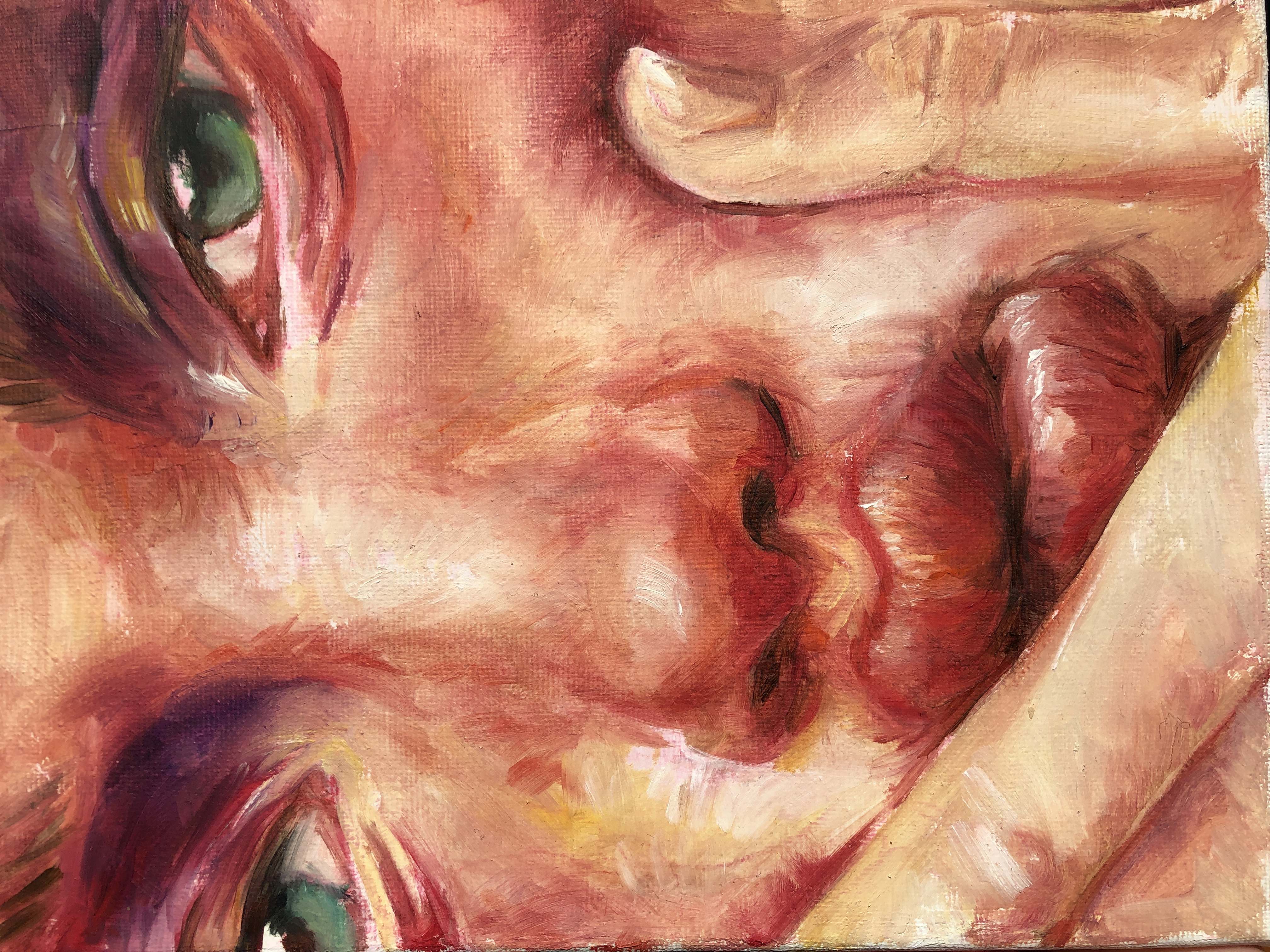 Expressive Portrait Oil Painting