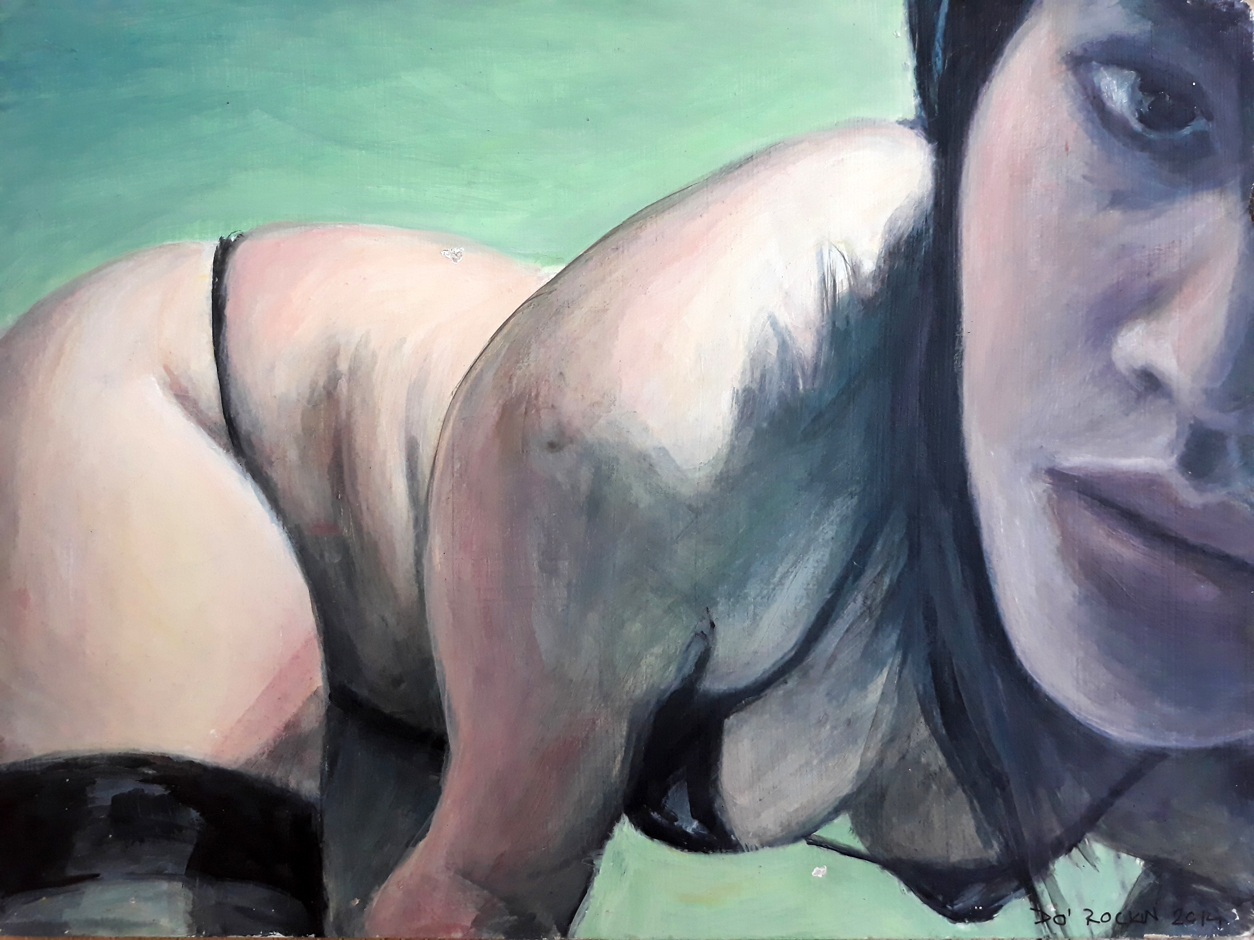 Posing - Canvas Print