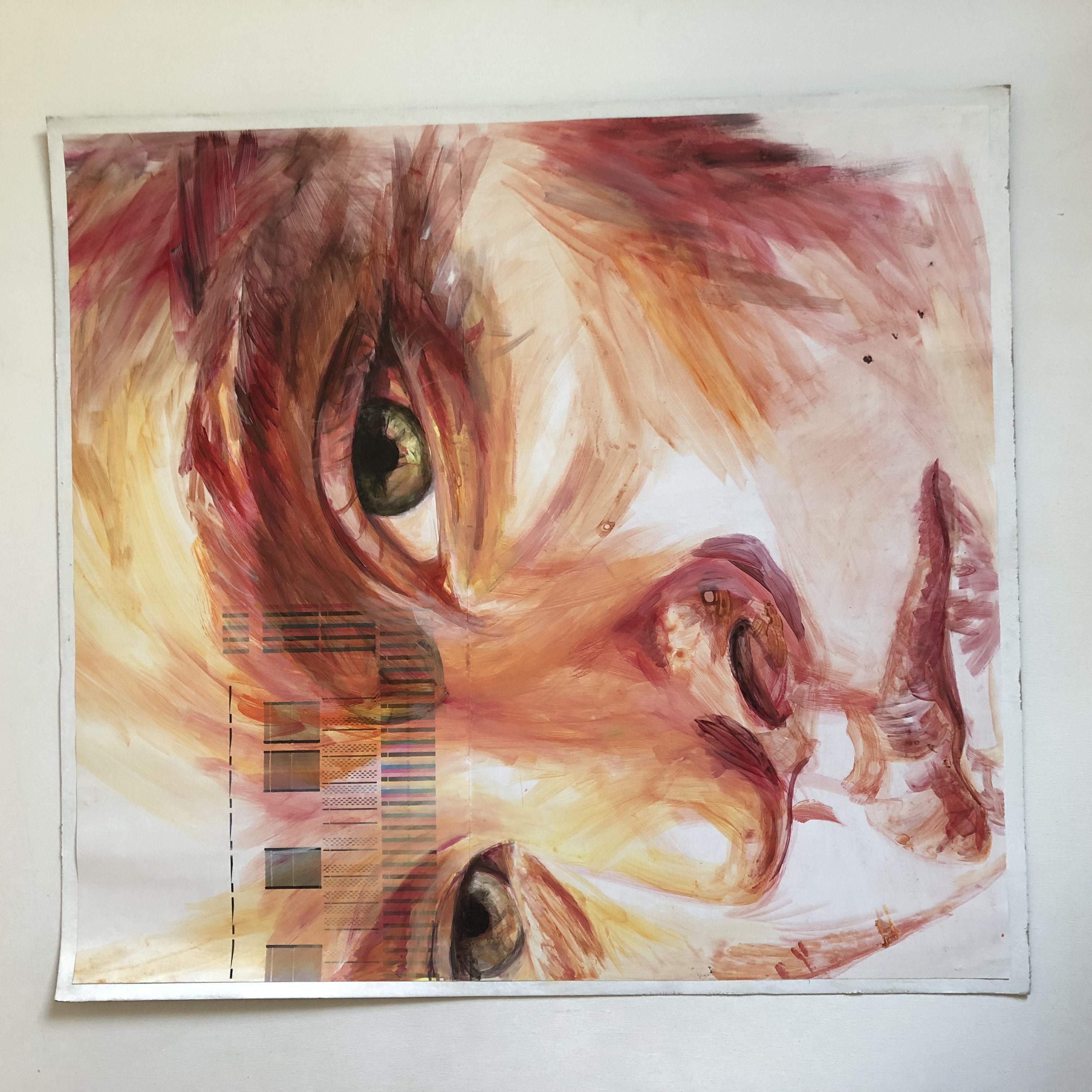 Abstract Portrait Painting