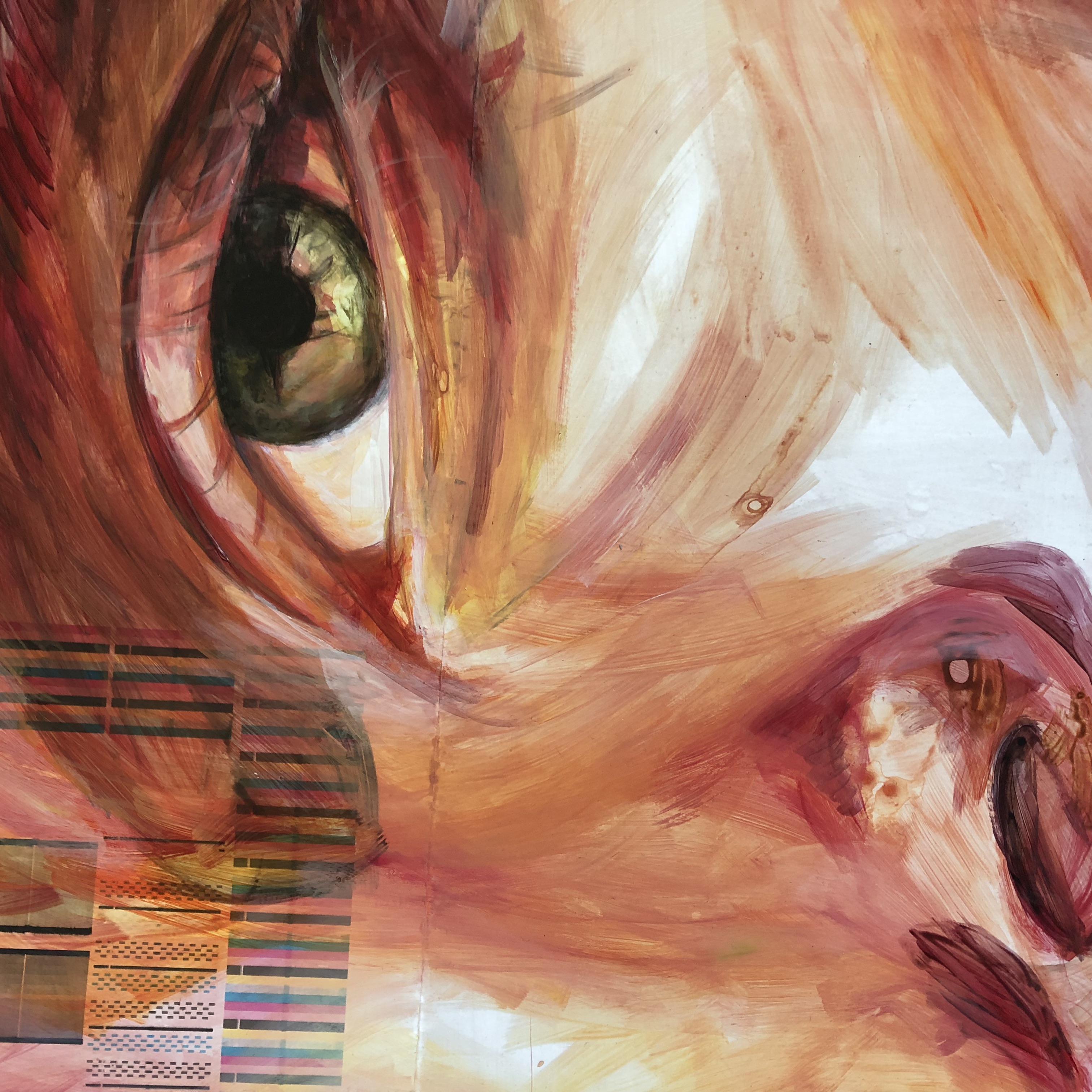 Abstract Portrait Painting