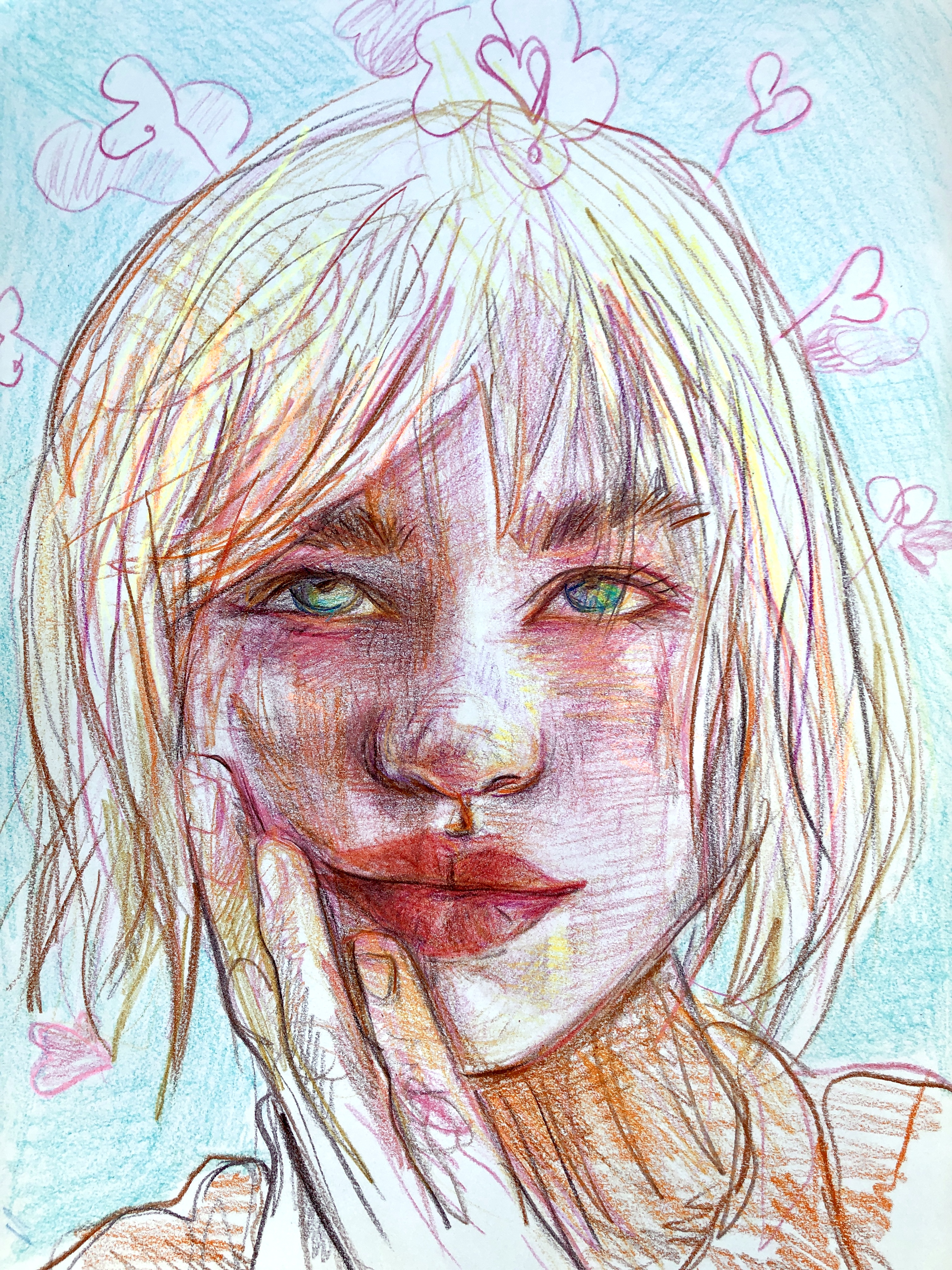 Hand-drawn Portrait Art