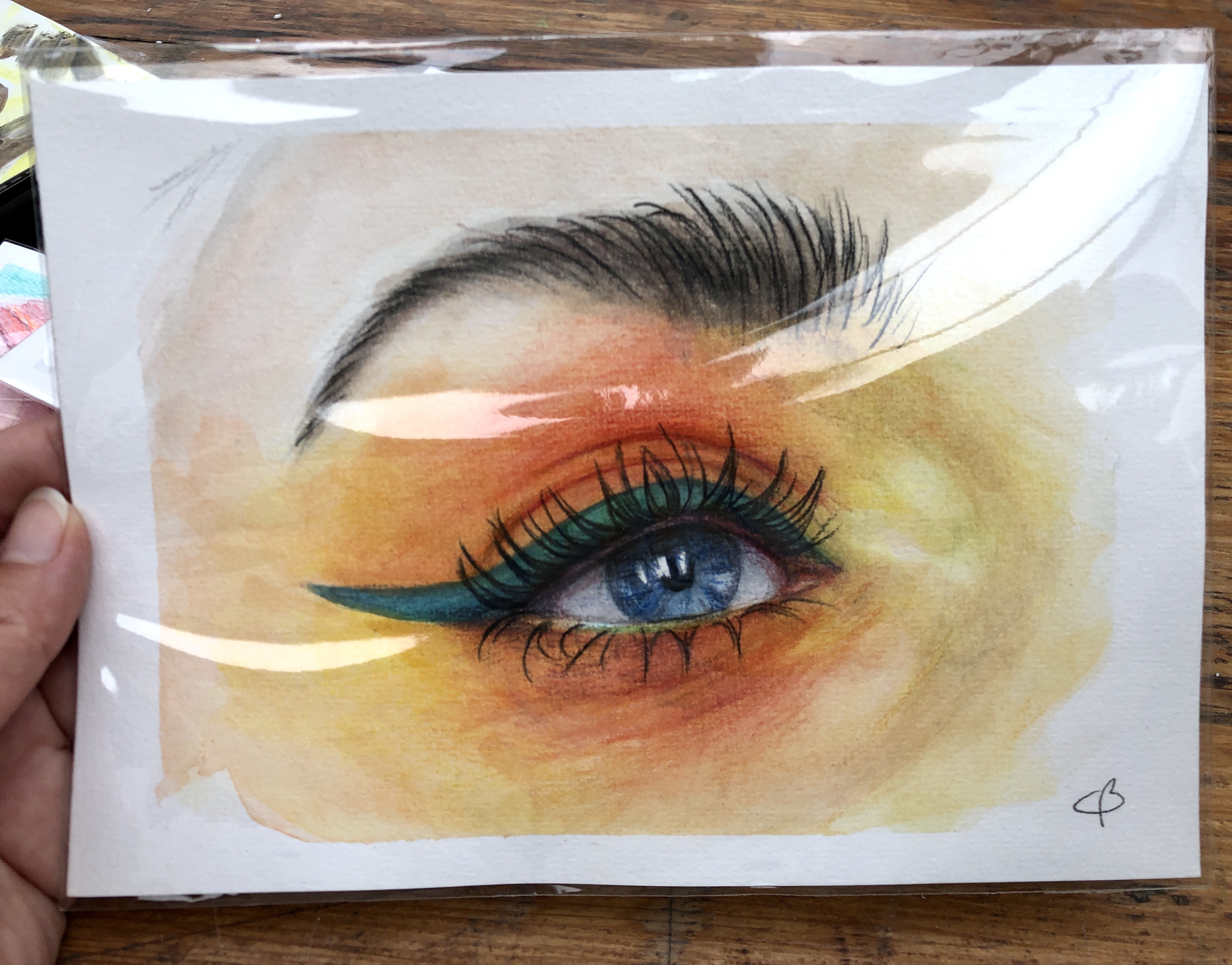 Watercolor Eye Artwork