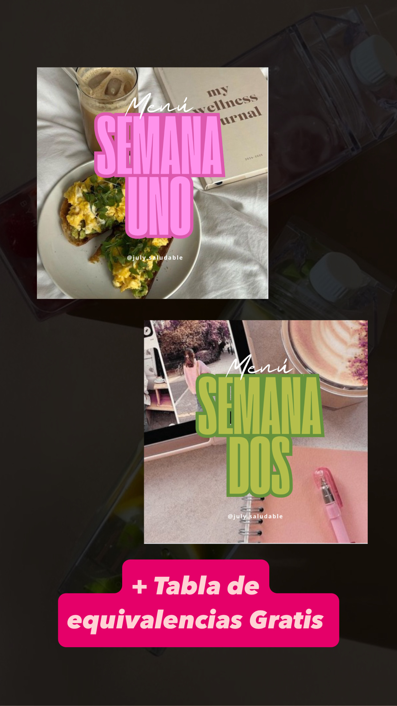 🍽️ Menú Pérdida de Peso y Porcentaje de grasa Corporal 