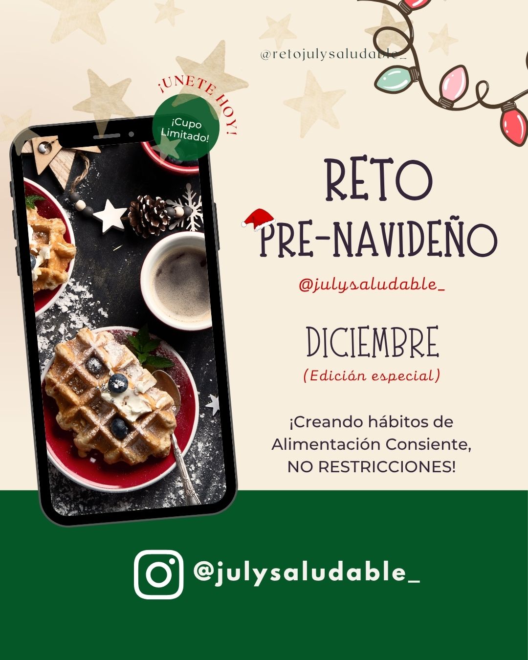 Reto Bye Inflamación DICIEMBRE ✨ “Cierra el año ligera, feliz y sin inflamación” ✨