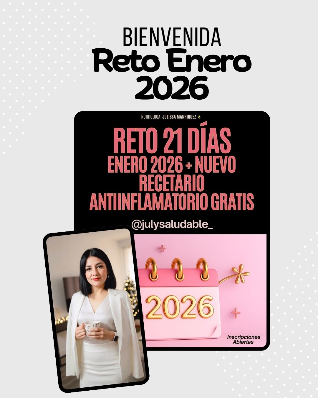 Reto Bye Inflamación ENERO 2026 “Inicia el año ligera, con energía y sin inflamación”