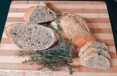 PÃO RUSTICO ERVAS FINAS