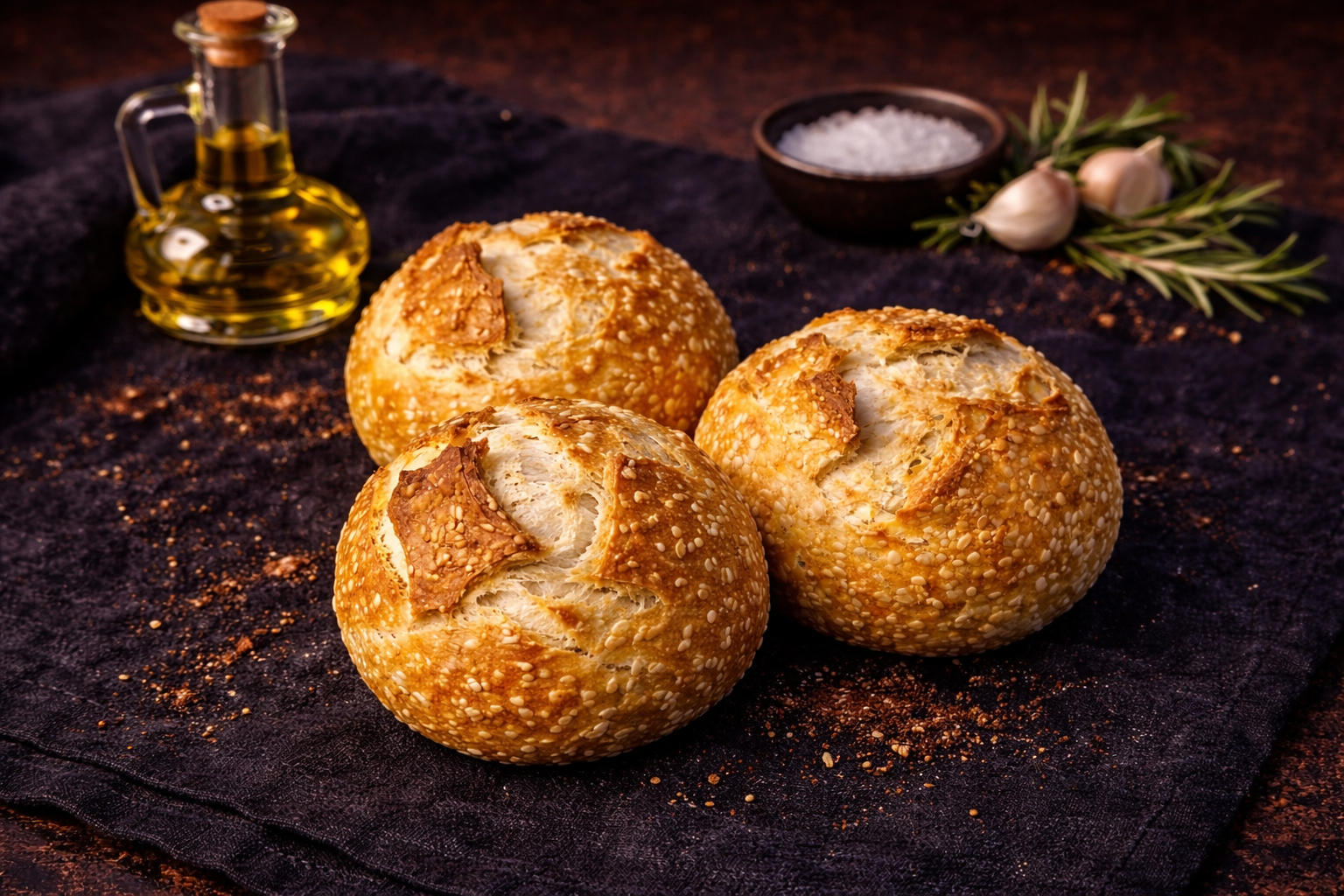 PÃO RUSTICO ITALIANO MINI