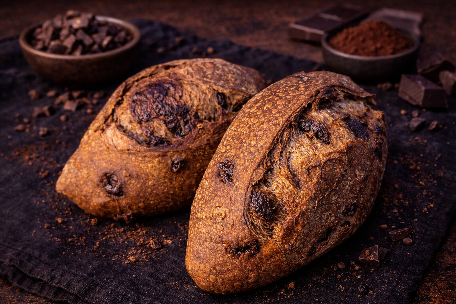 PÃO RUSTICO CHOCOLATE E CASTANHA DO PARÁ 
