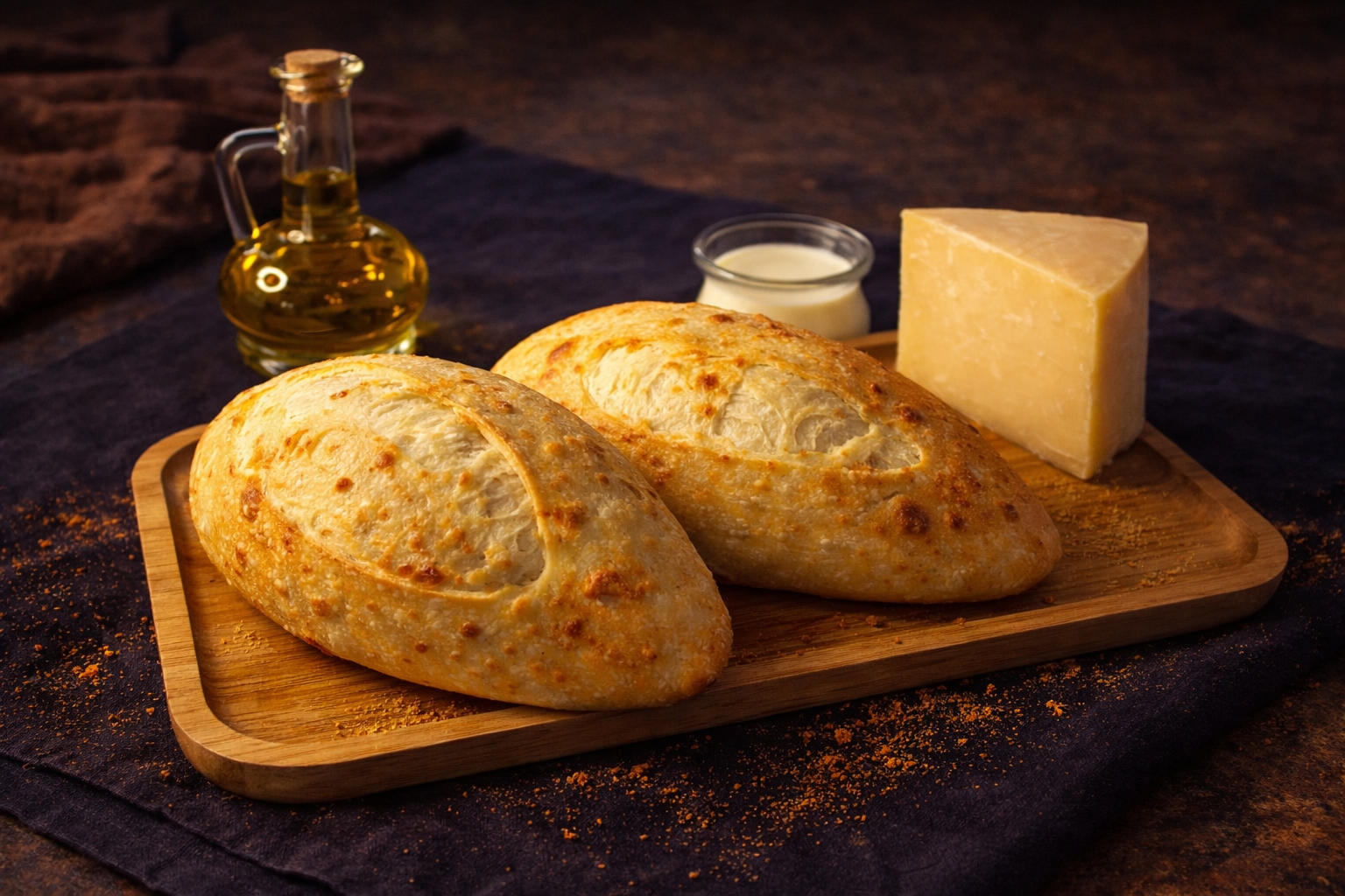 PÃO RUSTICO PARMESÃO