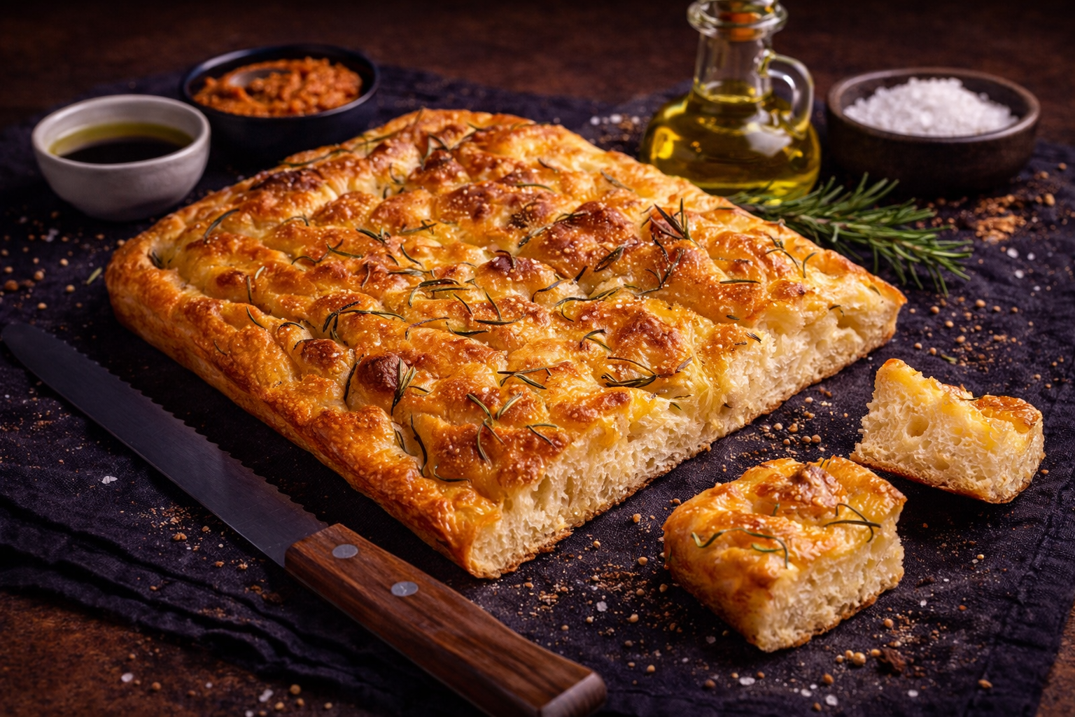 FOCACCIA SAL GROSSO E ALECRIM
