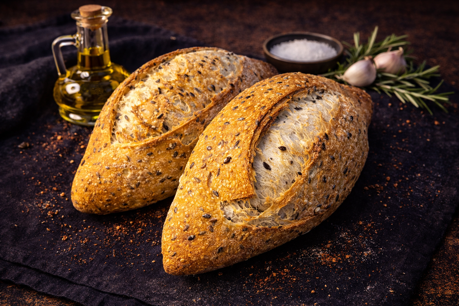 PÃO RUSTICO MULTIGRÃOS 