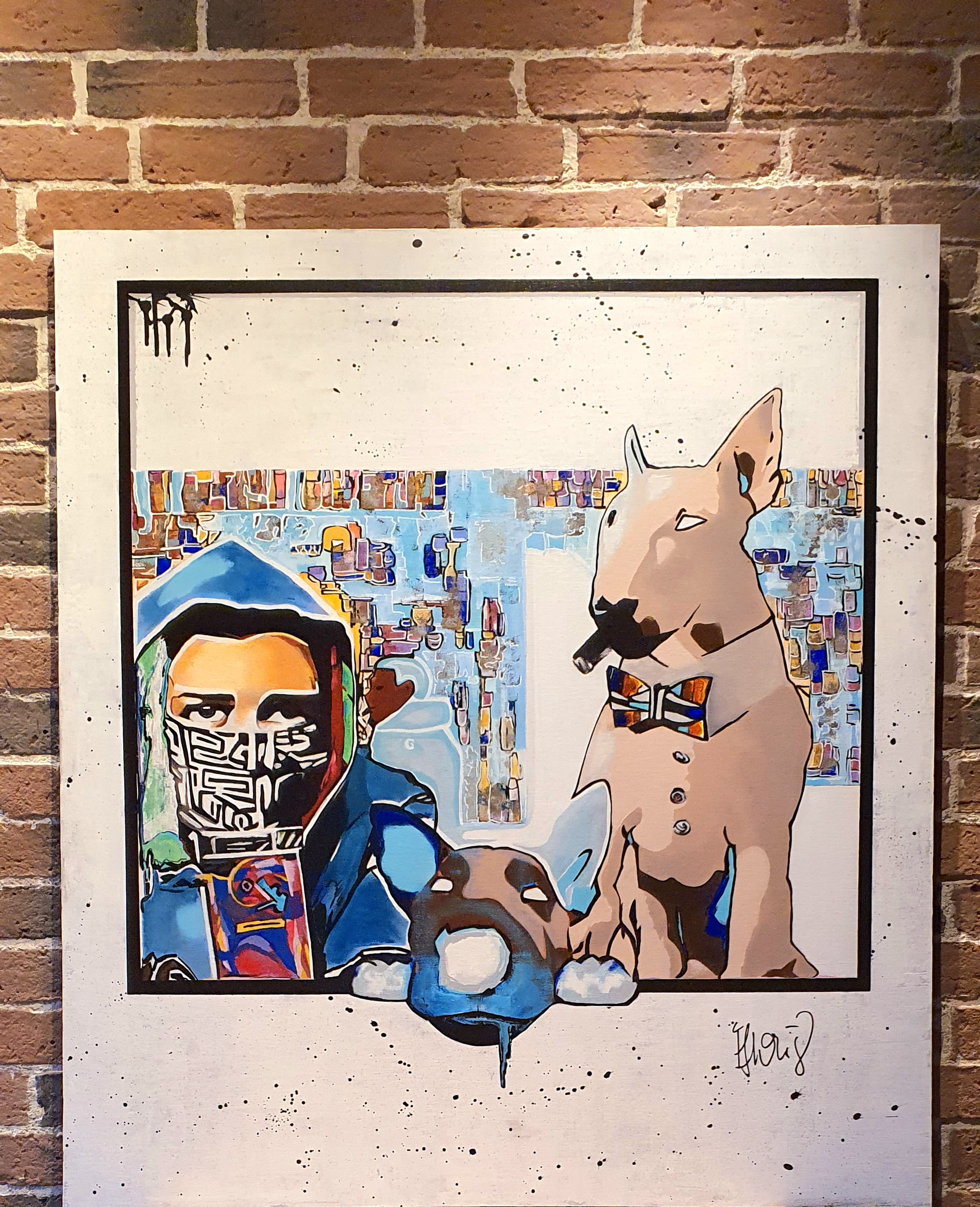 GANGSTA   100 x 90 cm