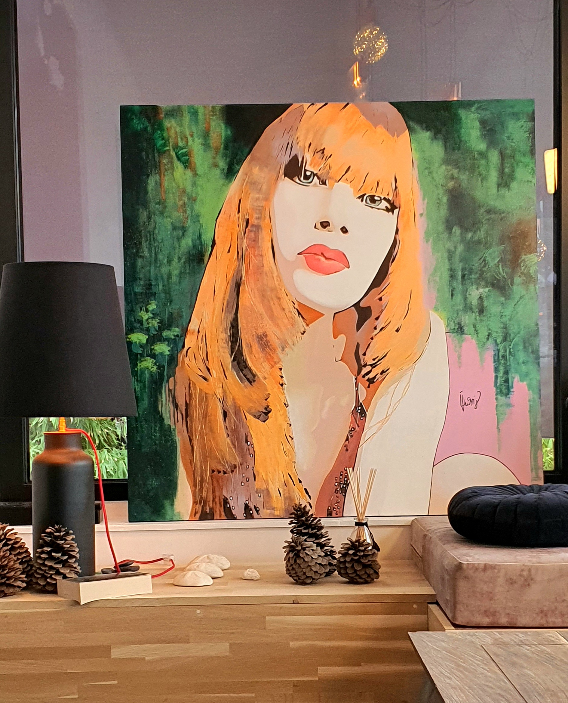 FAUVE    105 x 105 cm