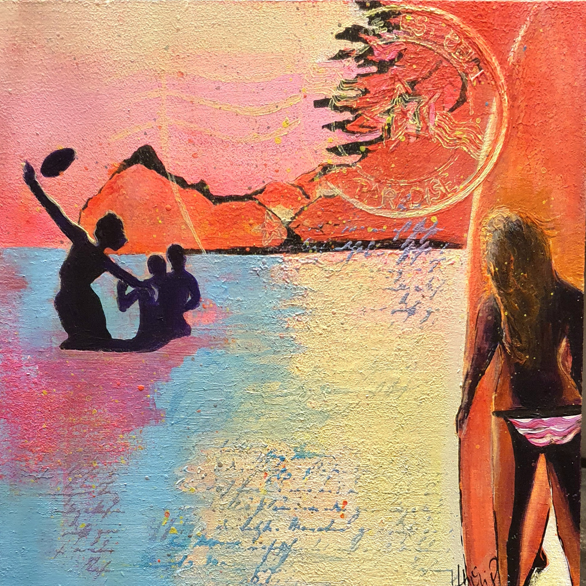 LesGOOD VIBES 19 cm x 19 cm