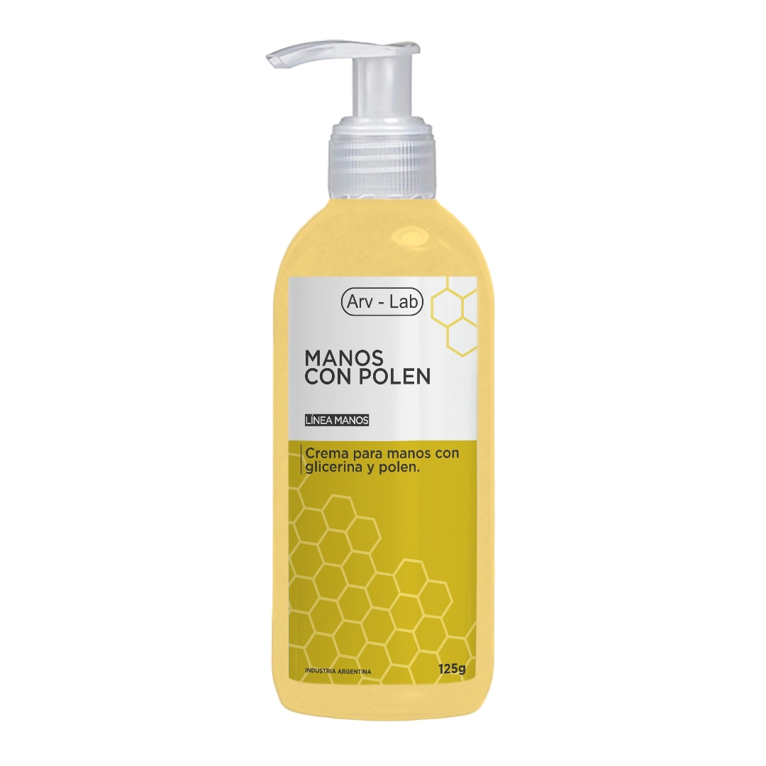 CREMA DE MANOS CON POLEN 125CC / C.VALVULA