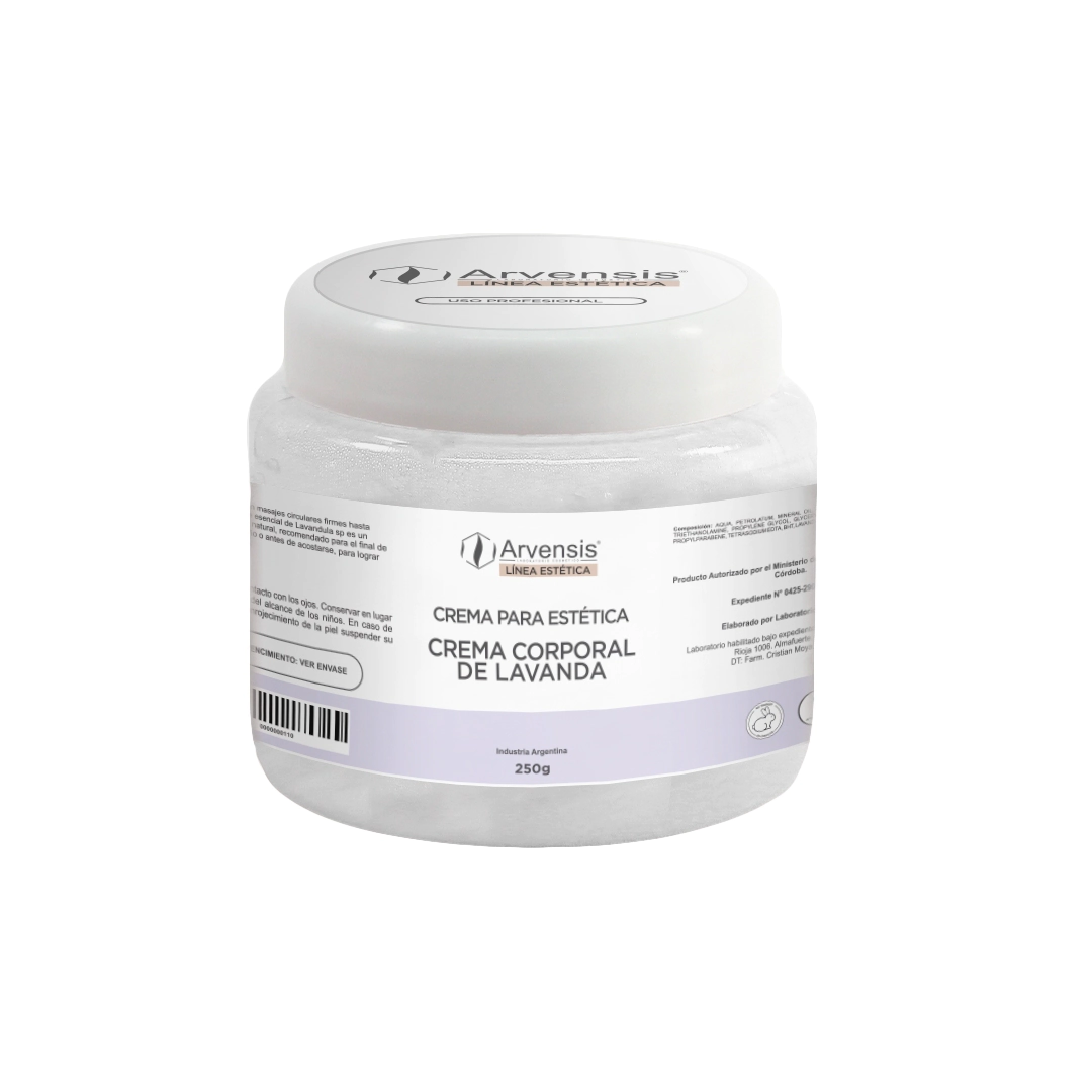 CREMA CORPORAL CON ACEITES DE LAVANDA