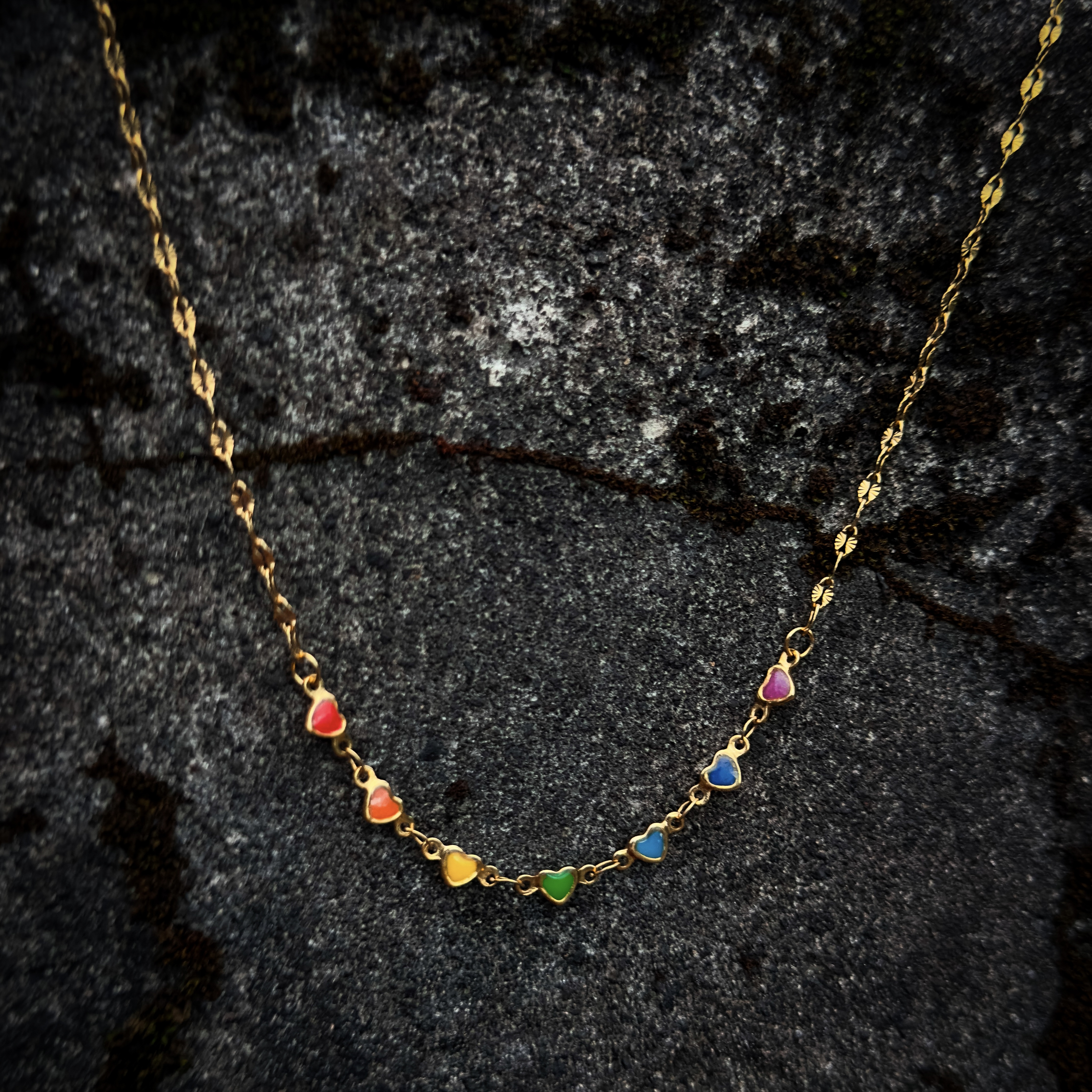 Gargantilla 7 corazones 