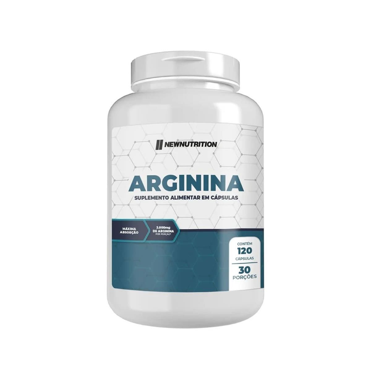 Arginina - 120 Cápsulas - NewNutrition