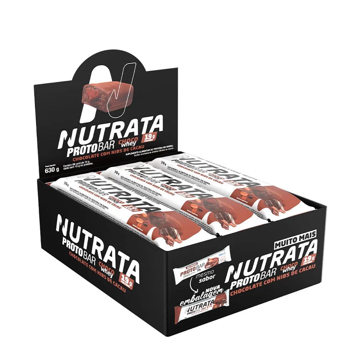 Proto Bar Sensations Whey - 9 Unidades de 70g   - Nutrata