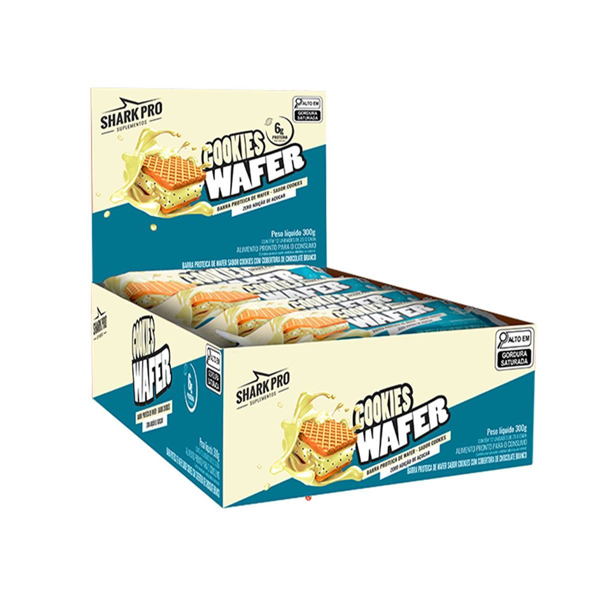Shark Wafer - 12 Barras 25g  - Shark Pro