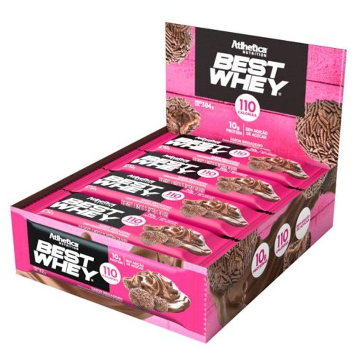 Barra Proteica Best Whey - 12 Barras 32g   - Atlhetica Nutrition