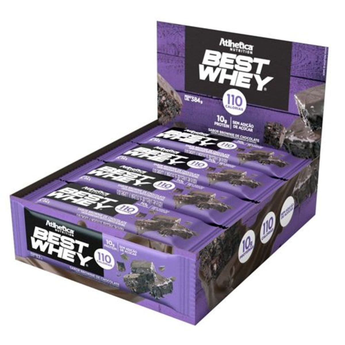 Barra Proteica Best Whey - 12 Barras 32g   - Atlhetica Nutrition