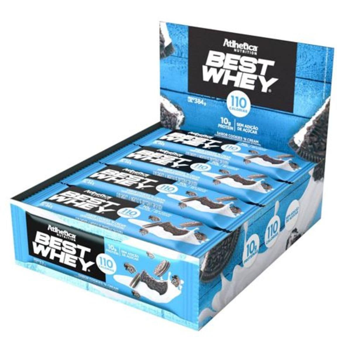 Barra Proteica Best Whey - 12 Barras 32g   - Atlhetica Nutrition