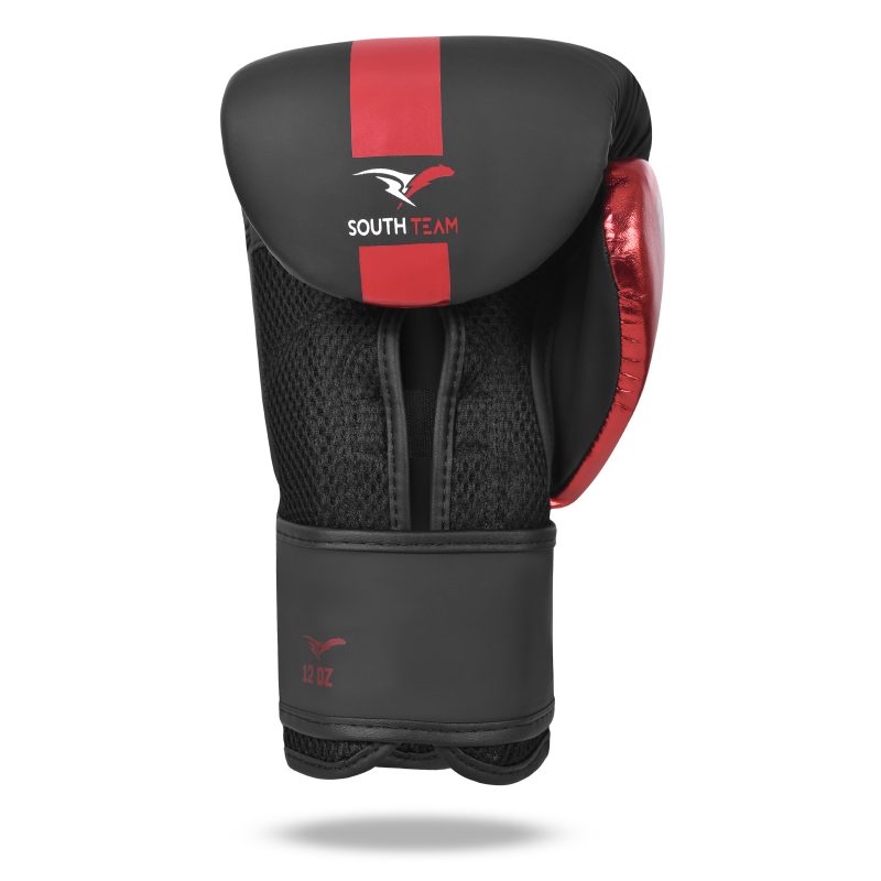 LUVA DE BOXE PRETA E VERMELHA FANTANSY