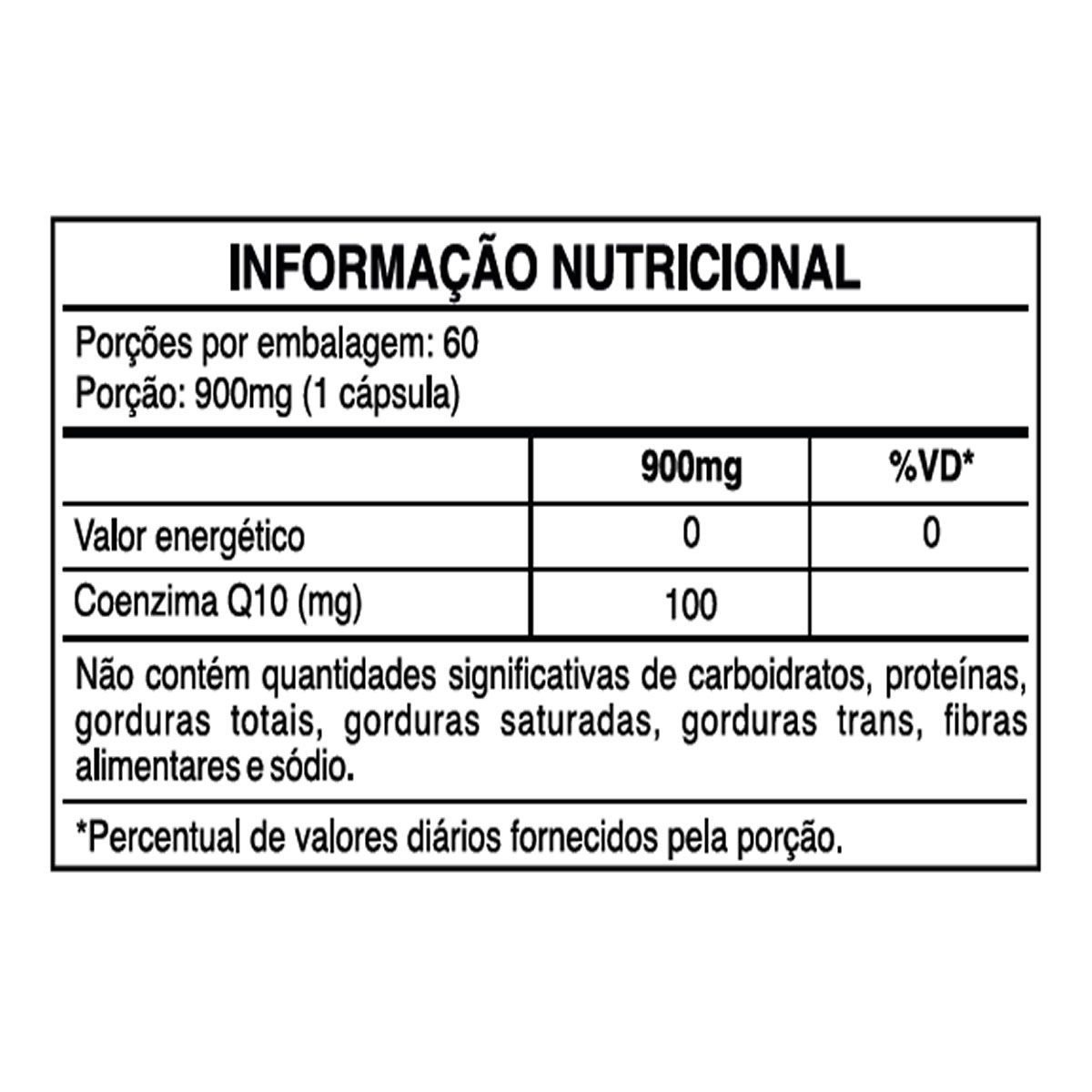 Coenzima COQ-10 - 60 Cápsulas -  