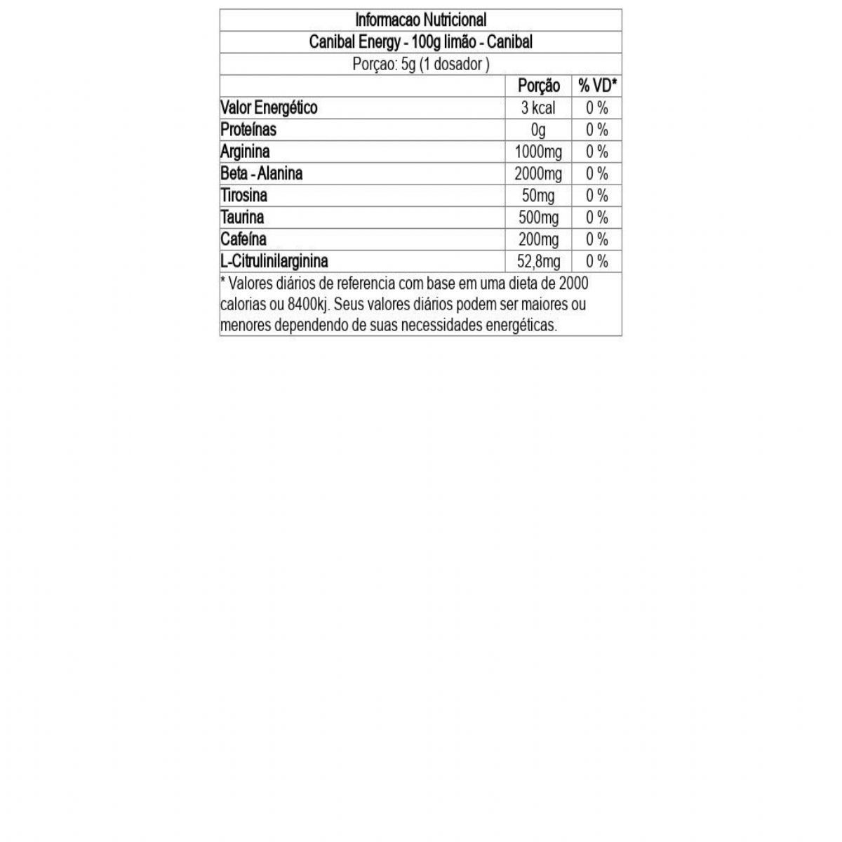 Canibal Energy - 100g  