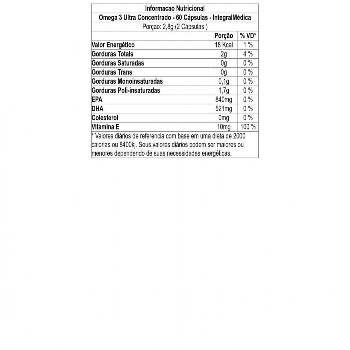 Omega 3 Ultra Concentrado - 