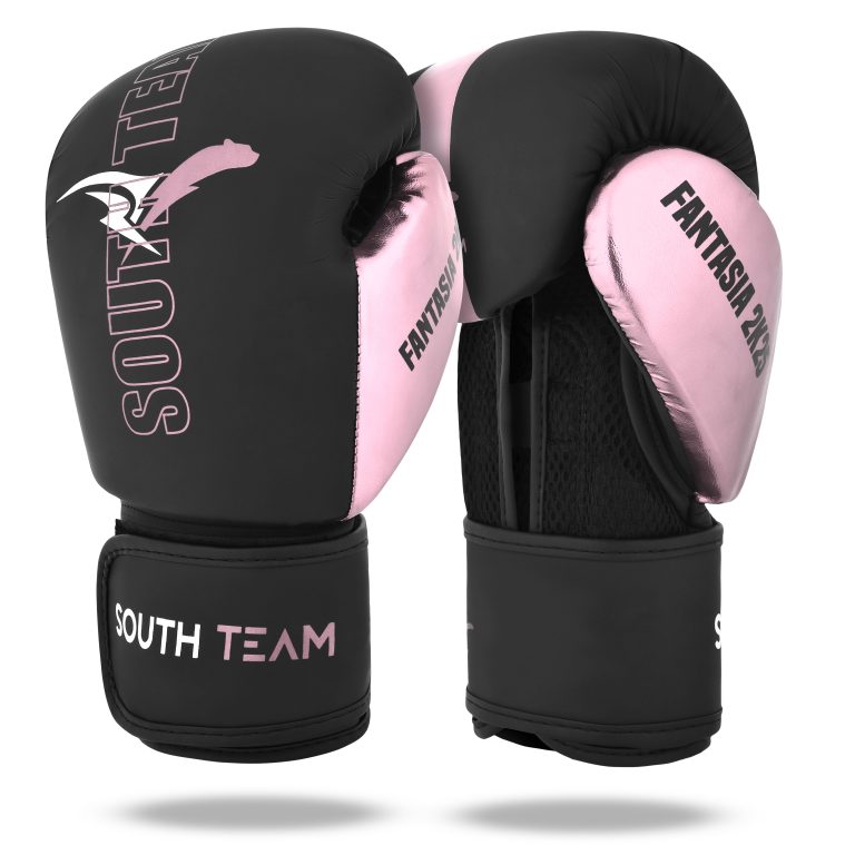 LUVA DE BOXE PRETA E ROSA FANTASY
