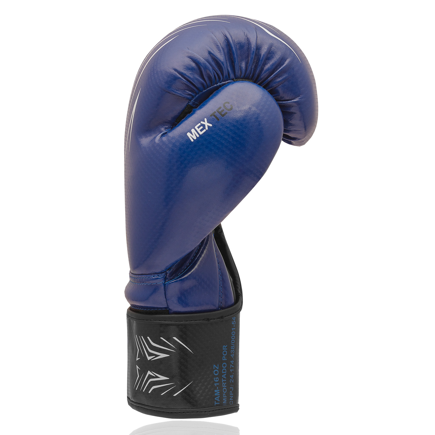 LUVA DE BOXE MEX AZUL E PRETA
