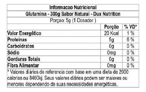 L- Glutamina   300gr - 100%  
