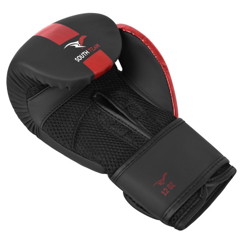 LUVA DE BOXE PRETA E VERMELHA FANTANSY